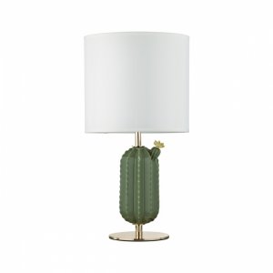 Настольная лампа кактус с абажуром цилиндр «Cactus»