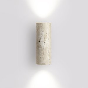 Настенный светильник подсветка из камня травертин «Travertino»