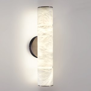 Настенный светильник цилиндр из алебастра 12Вт 3000/4000К «Marbella»