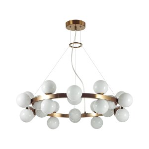 Подвесная люстра кольцо с плафонами шар «MAGIA»