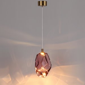 Подвесной светильник с фиолетовым плафоном 4Вт 3000К «GEMME»