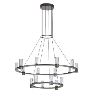 Подвесная люстра 2 кольца 93Вт 3000К «DEFANCE»