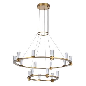 Подвесная люстра два кольца 93Вт 3000К «DEFANCE»