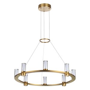 Подвесная люстра кольцо 65см 45Вт 3000К «DEFANCE»