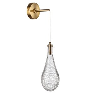 Настенное бра с подвесом капля 4Вт 3000К «BRAID»