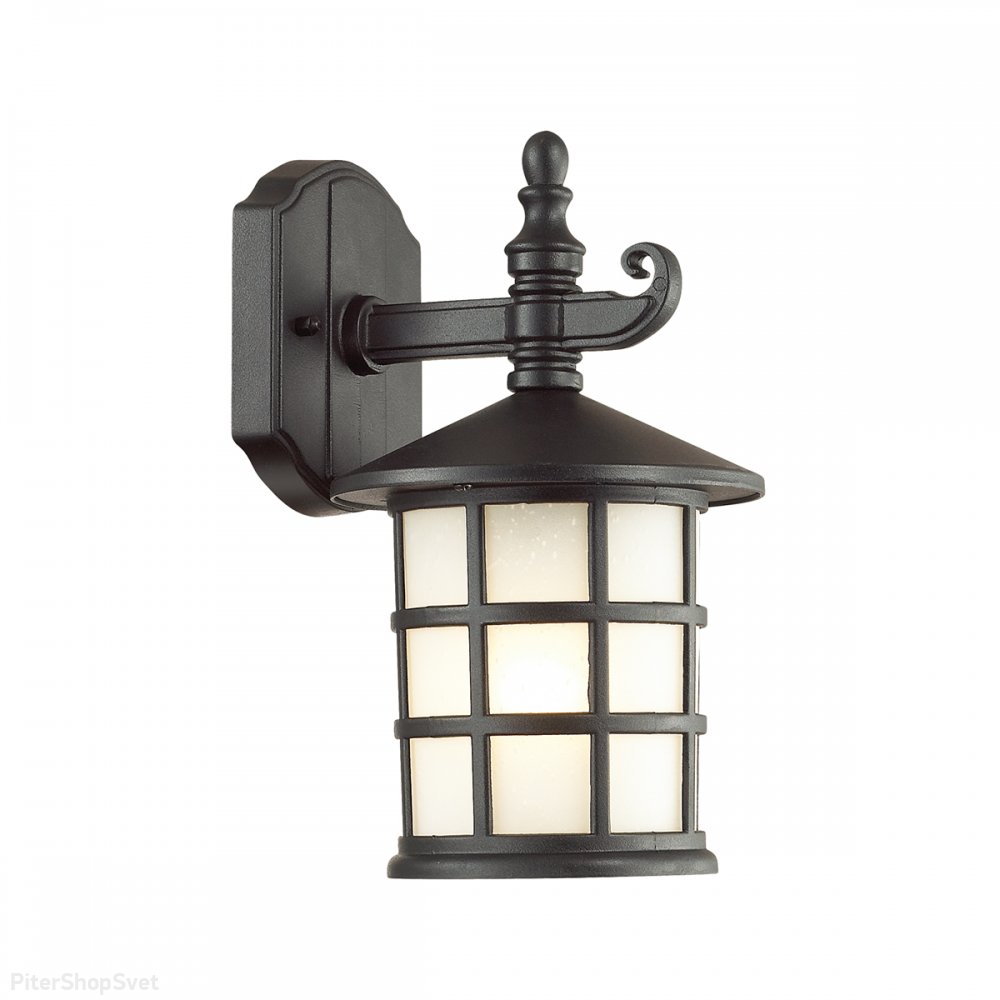 Настенный уличный светильник чёрный вниз «House» 4042/1W