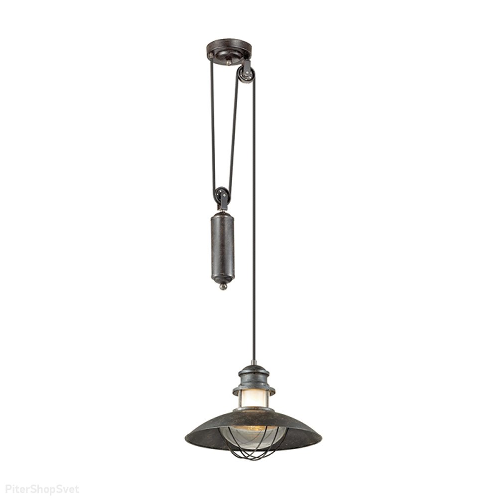 Уличный подвесной светильник с противовесом «Dante» 4164/1A
