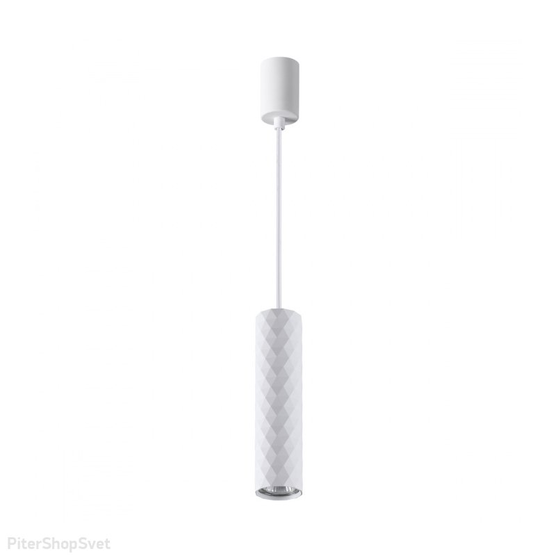 Белый подвесной светильник цилиндр «AD ASTRUM» 4286/1