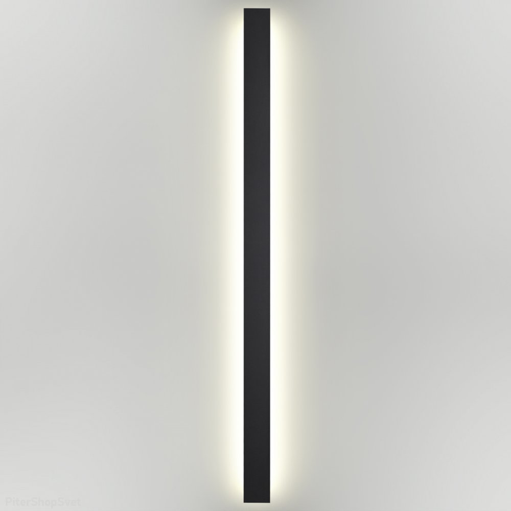 Уличный длинный настенный светильник подсветка 150см 36Вт 3000К IP54 чёрный «Fibi» 4379/36WL