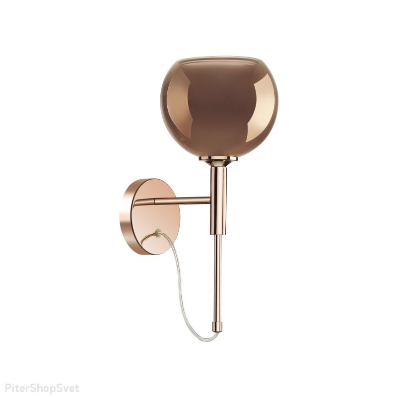 Настенное бра медного цвета «Leva» 4696/1W