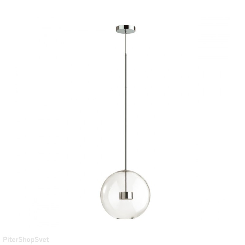 Светодиодный подвесной светильник прозрачный шар 30см 12Вт 4000К «BUBBLES» 4802/12L