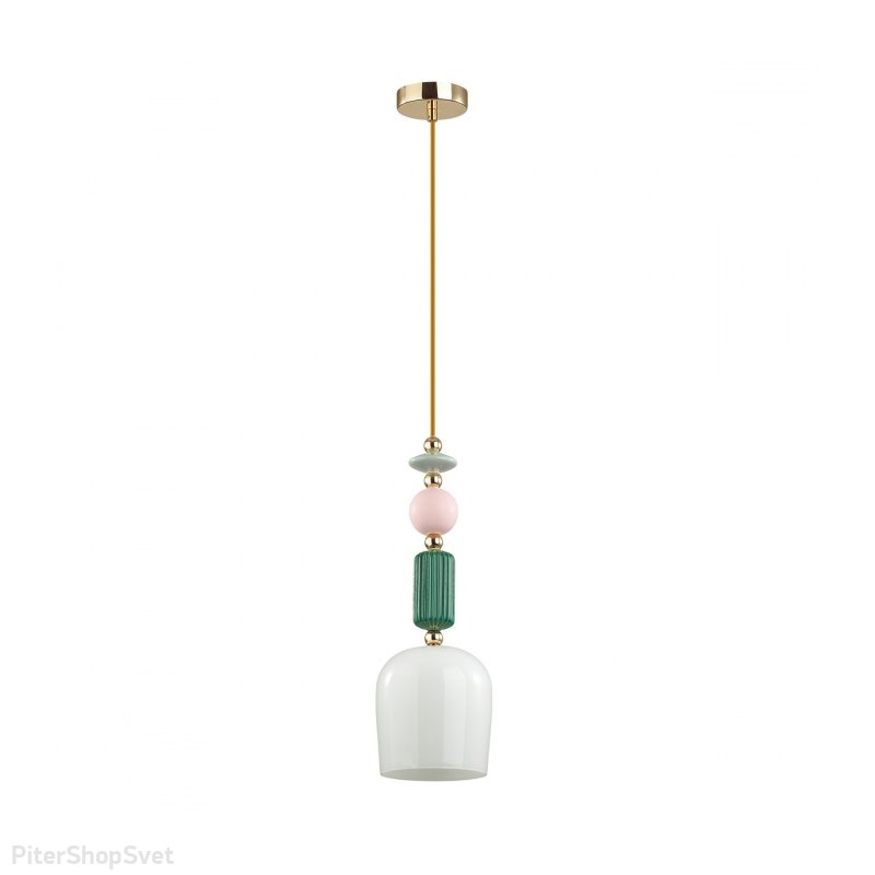 Подвесной светильник с керамическим декором «Classic Candy» 4861/1