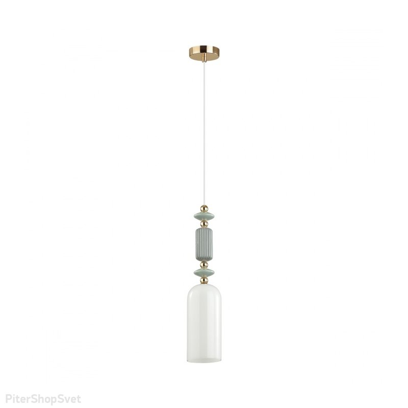 Подвесной светильник с декором из керамики «Classic Candy» 4861/1A