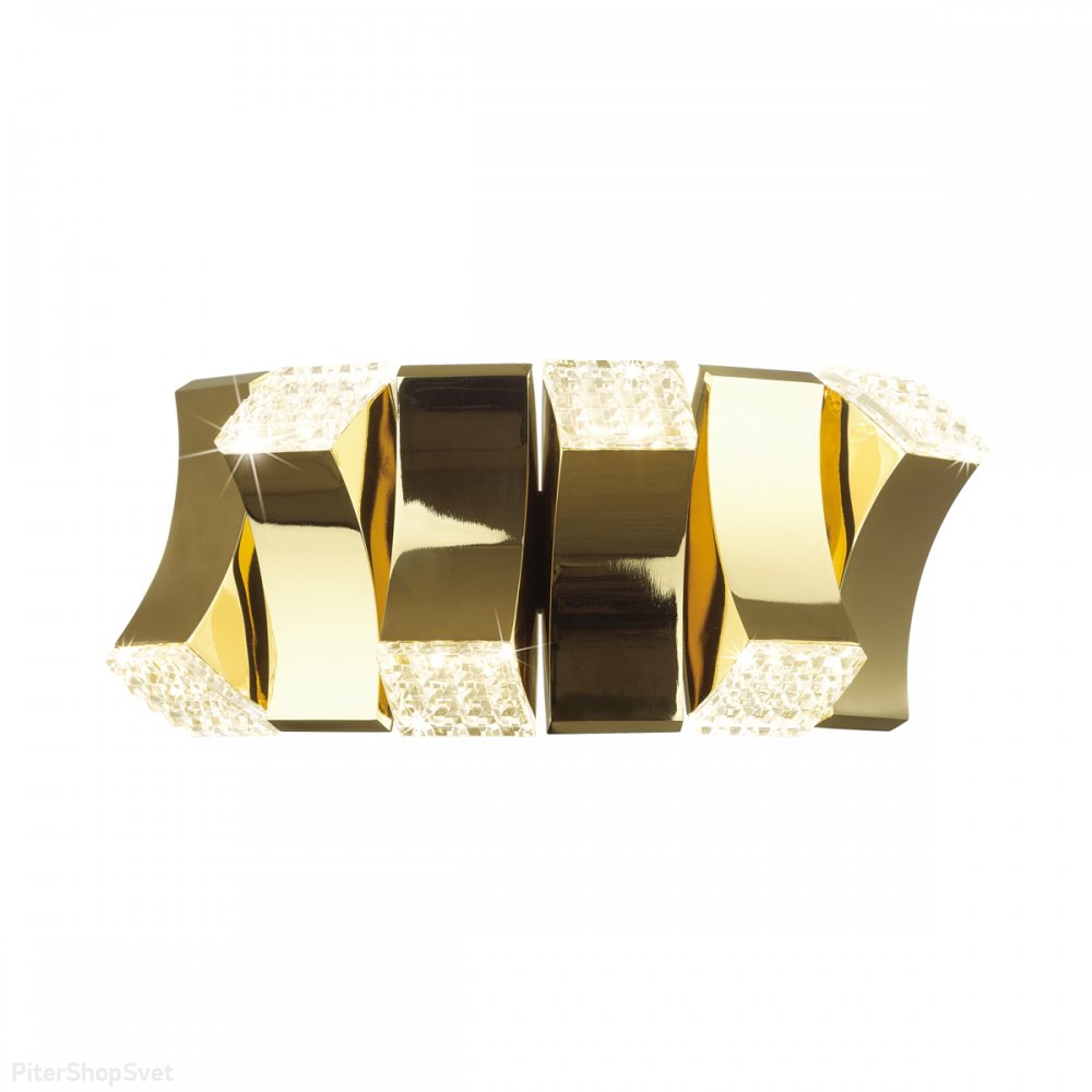 Настенный светильник подсветка 12Вт 3000К золото «Asturo» 4993/12WL