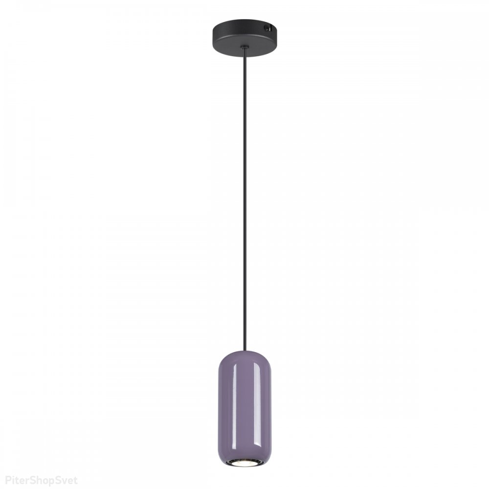 Сиреневый подвесной светильник цилиндр «Ovali» 5053/1