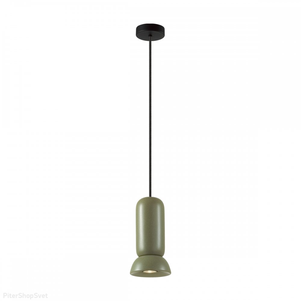 Зелёный керамический подвесной светильник «Kerama» 5054/1B