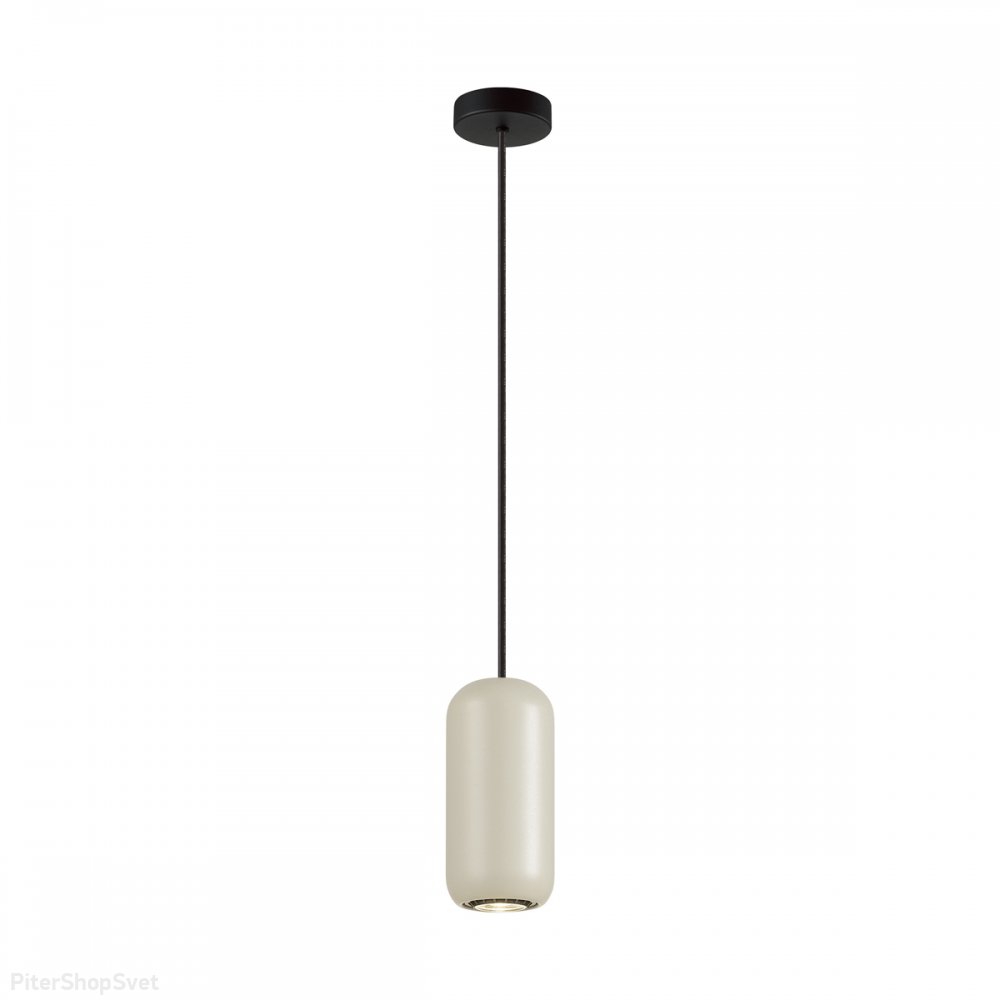 Подвесной светильник цилиндр цвета слоновой кости «Cocoon» 5060/1G