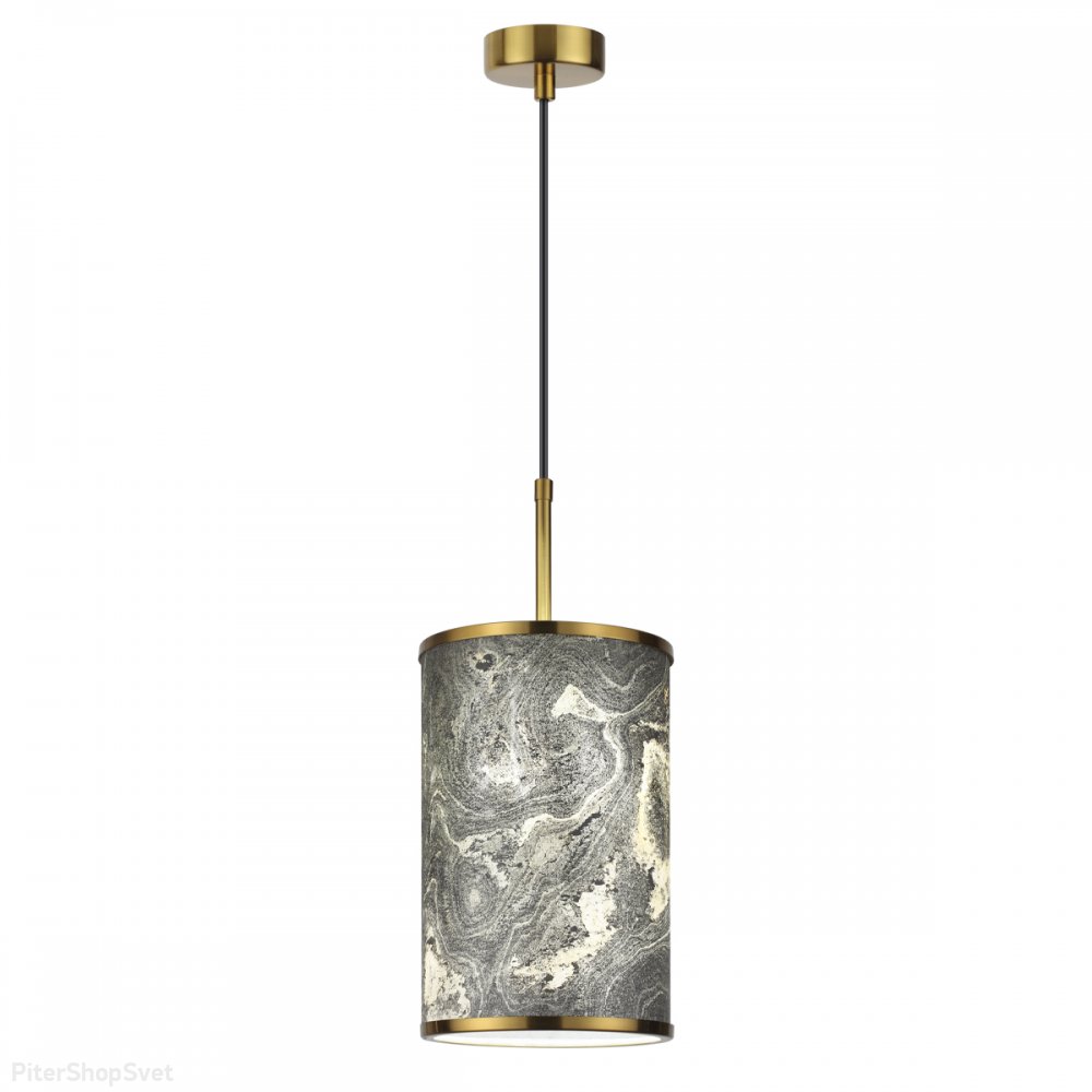 Подвесной светильник с абажуром из натурального природного материала «Bergi» 5064/1A