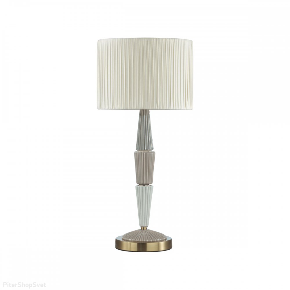 Настольная лампа с керамическим декором «Latte» 5403/1T