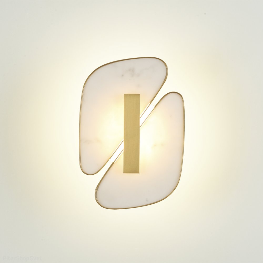 Настенный светильник подсветка из искусственного мрамора «Chiara» 6638/10WL