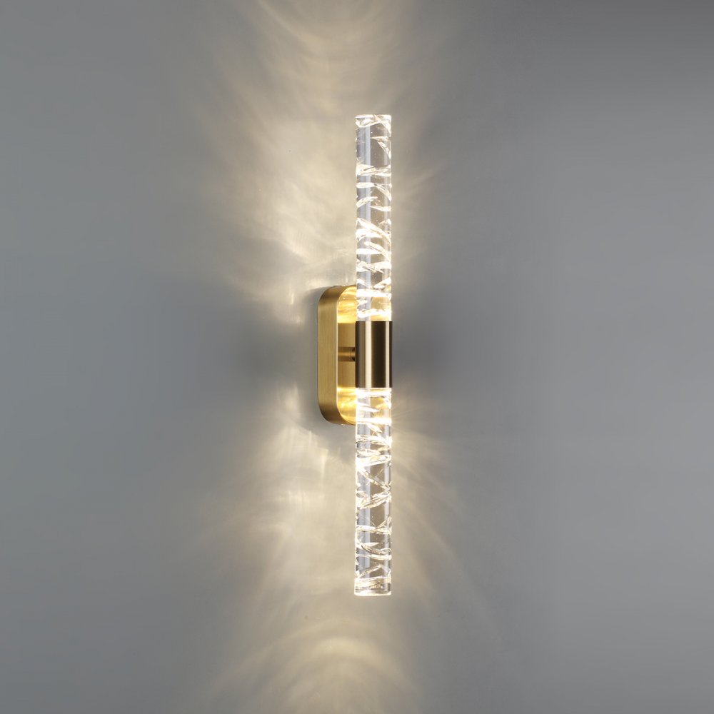 Настенный светильник хрустальный стержень 10Вт 3000К «PILAR» 7145/10WL