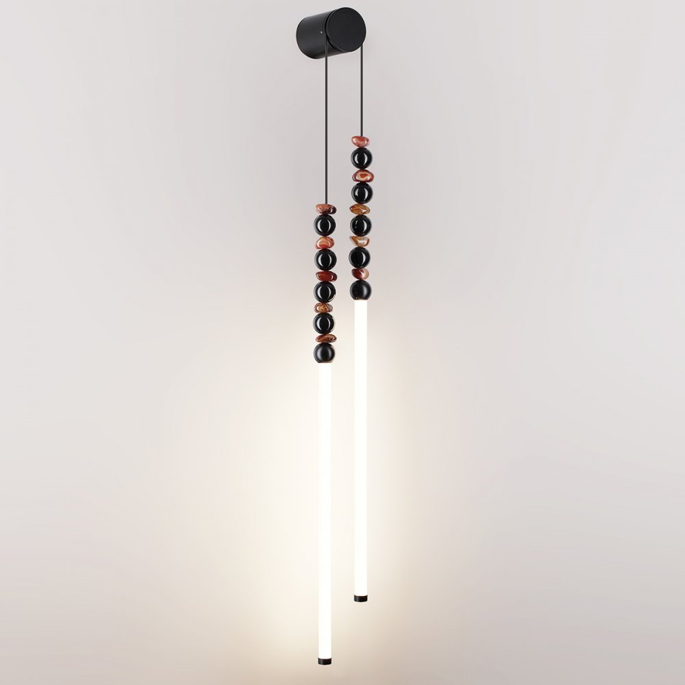 Настенный светильник с каменными подвесами «MONELLA» 7187/16WL