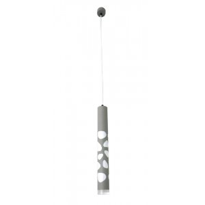 Серый подвесной светильник цилиндр «Arcore»