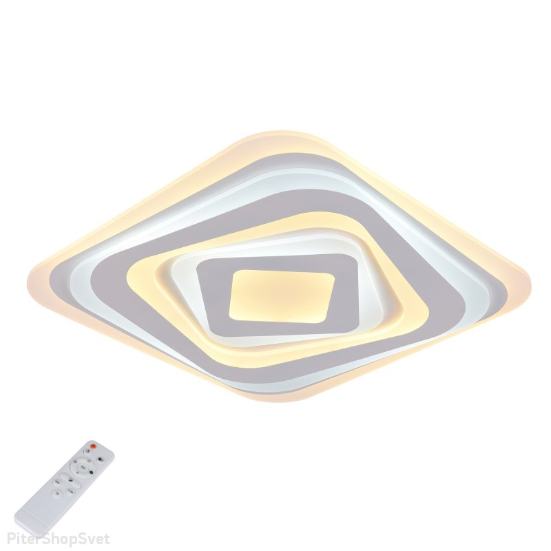 Светодиодная потолочная люстра с пультом «White» OML-06107-90
