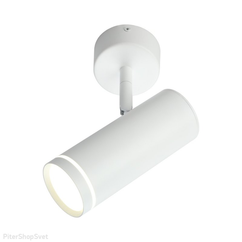 Белый накладной поворотный светильник спот 12Вт 4000К «Deruta» OML-102219-12