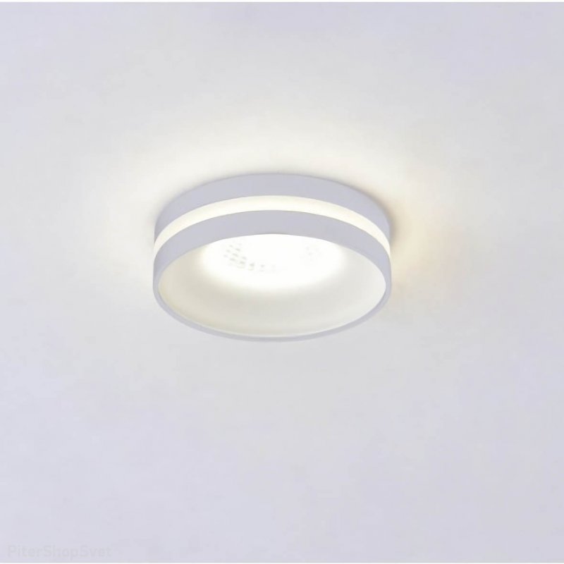 Белый встраиваемый светильник 6Вт 4000К «Napoli» OML-102709-06