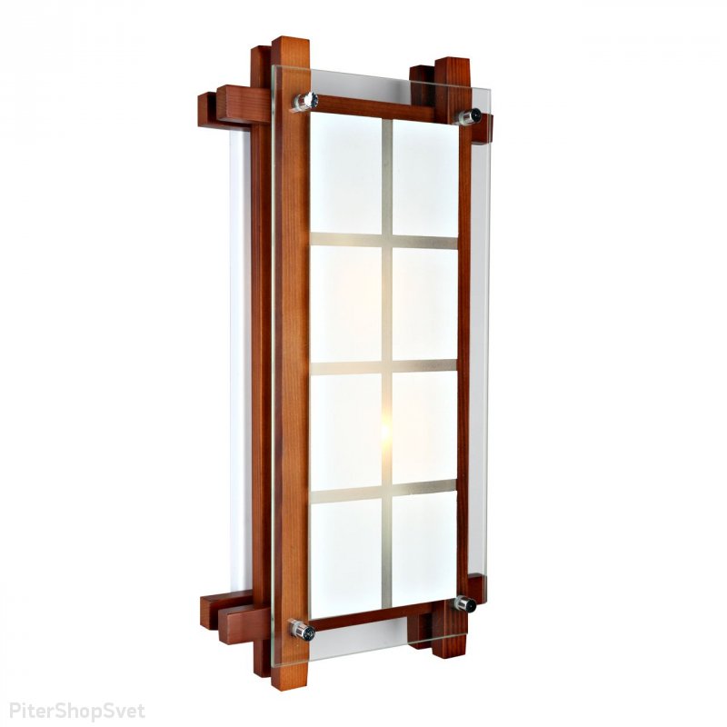 Деревянный настенно-потолочный светильник «Carvalhos» OML-40521-02