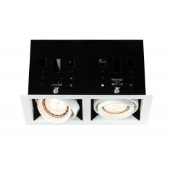 Двойной встраиваемый поворотный светильник 92668 Cardano