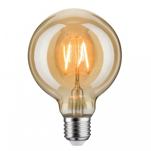 2,5W Лампа светодиодная GLOBE 95 E27 GOLD 1700K 28388 Paulmann