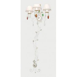 Трехрожковое бра с хрустальными подвесками РБ 1103АХ/Б «астра»
