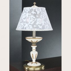 Настольная лампа с текстильным абажуром «7036»