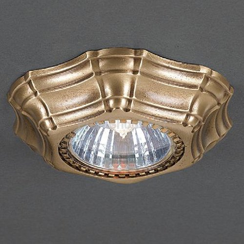 Встраиваемый светильник из латуни бронзового цвета SPOT 1096 Bronzo
