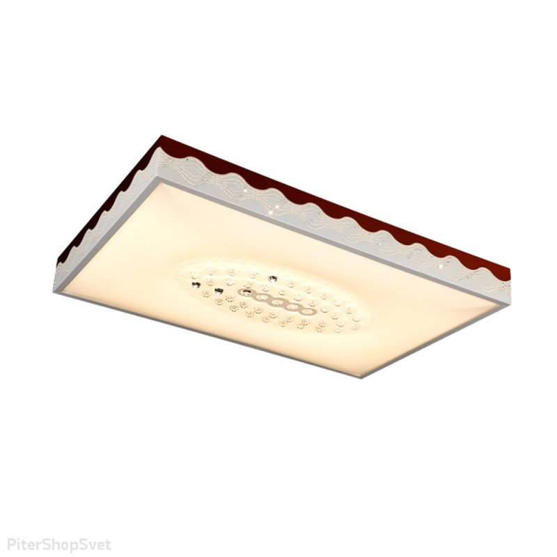 Прямоугольный светодиодный светильник «Lux» 1-5032-WH+BR Y LED