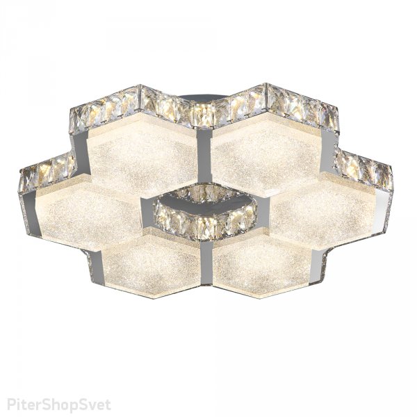 Светодиодная потолочная люстра HI-TECH Crystal 1-5465-6-WH+CR LED