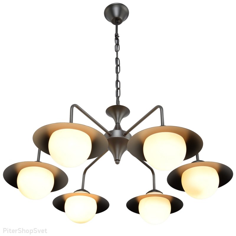 Подвесная люстра «MODERN» 2-5169-6-BK E14
