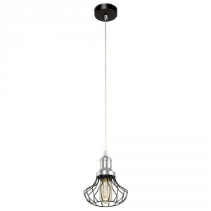 Подвесной светильник 2-8713-1-BK+CR E27 «LOFT»