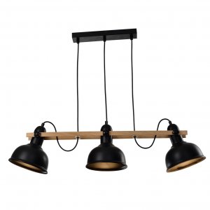 Длинный подвесной светильник с поворотными лампами «Nathalie»