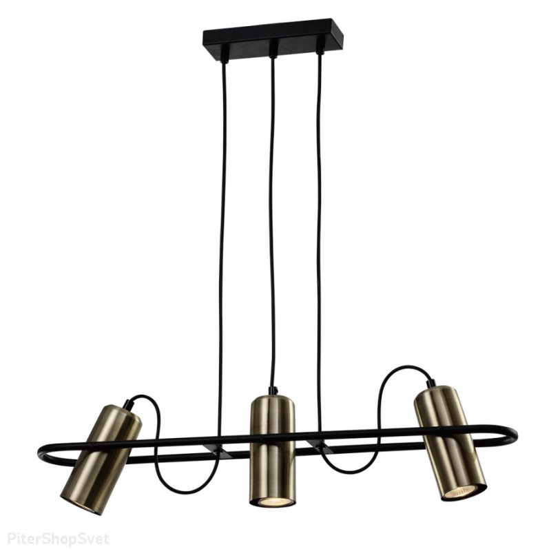 Длинный подвесной светильник со спотами «Elfriede» 3101-203