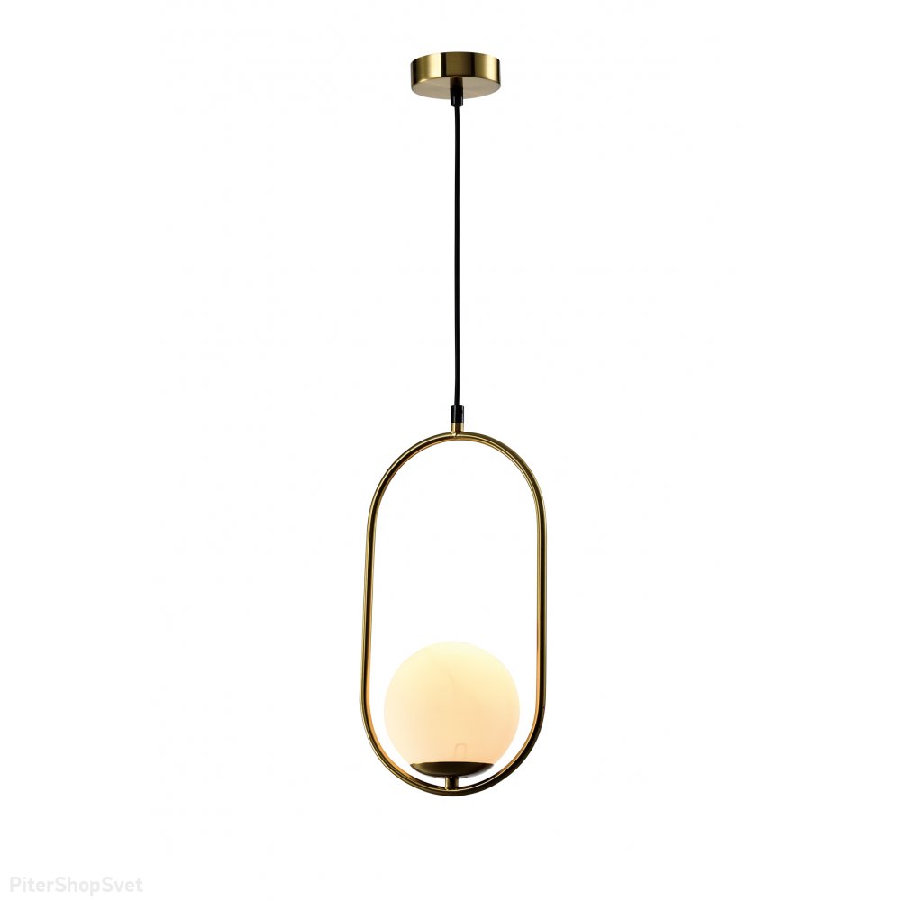 Подвесной светильник шар в овале «Lola» 3115-201