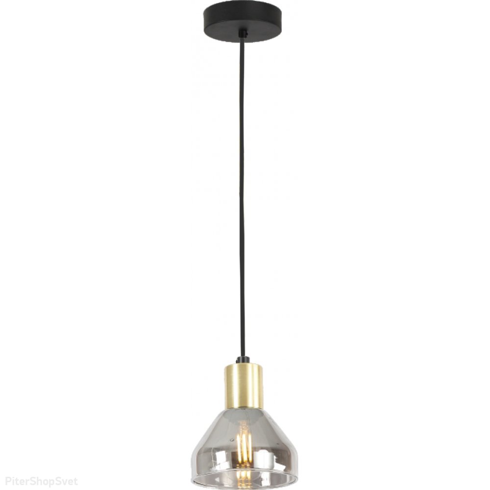 Подвесной светильник с дымчатым плафоном «Kassandra» 3118-201