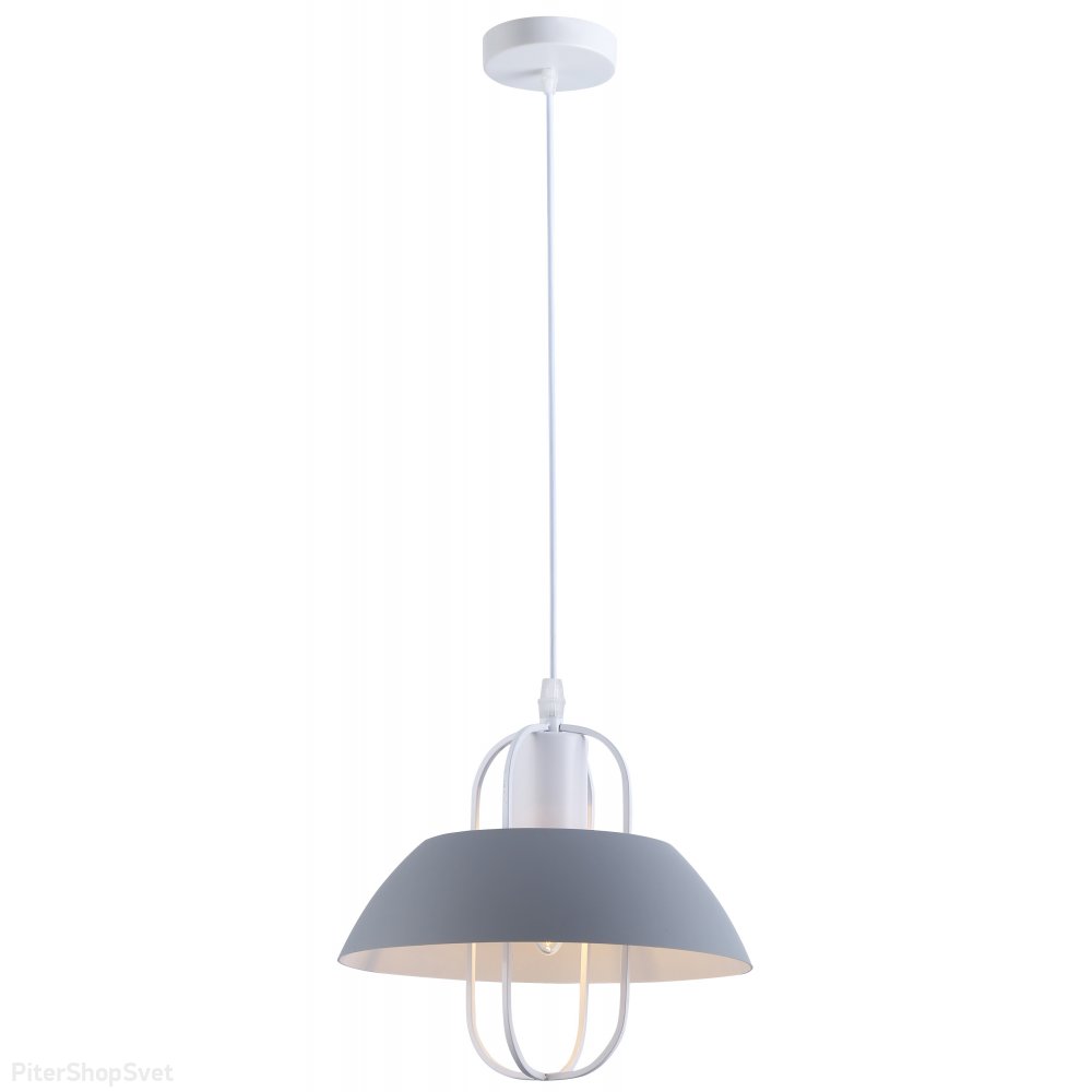 Бело-серый подвесной светильник «Mia» 5135-201