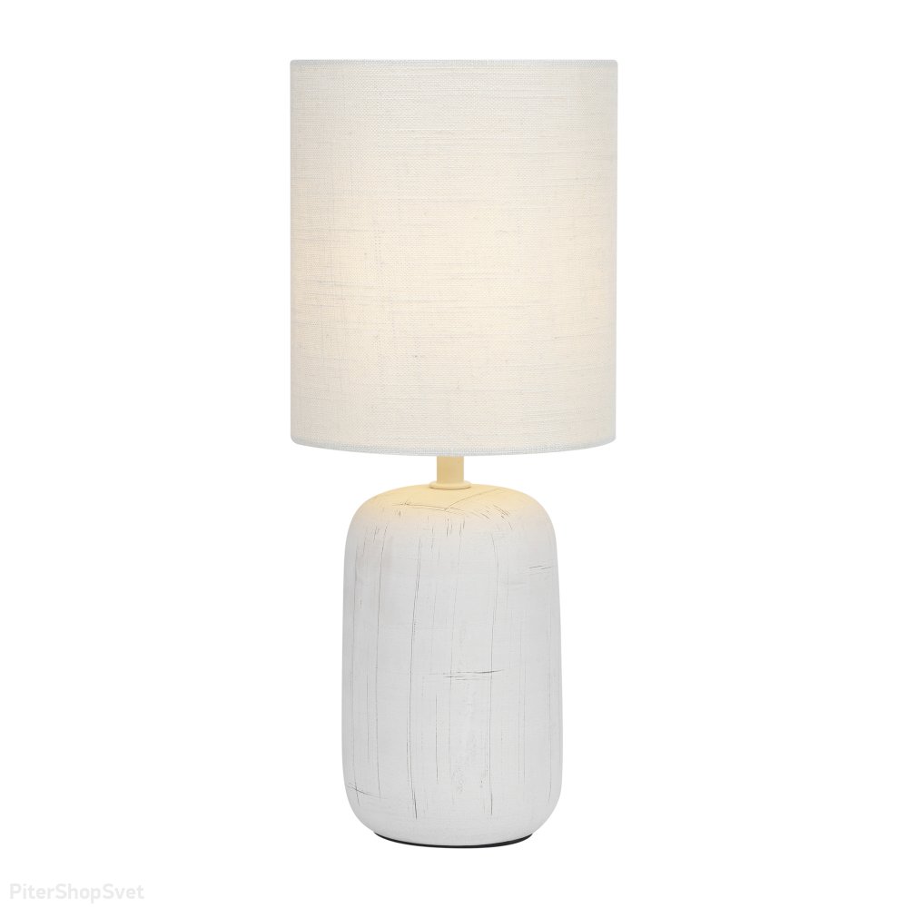 Настольная лампа из керамики с белым абажуром «Ramona» 7041-501