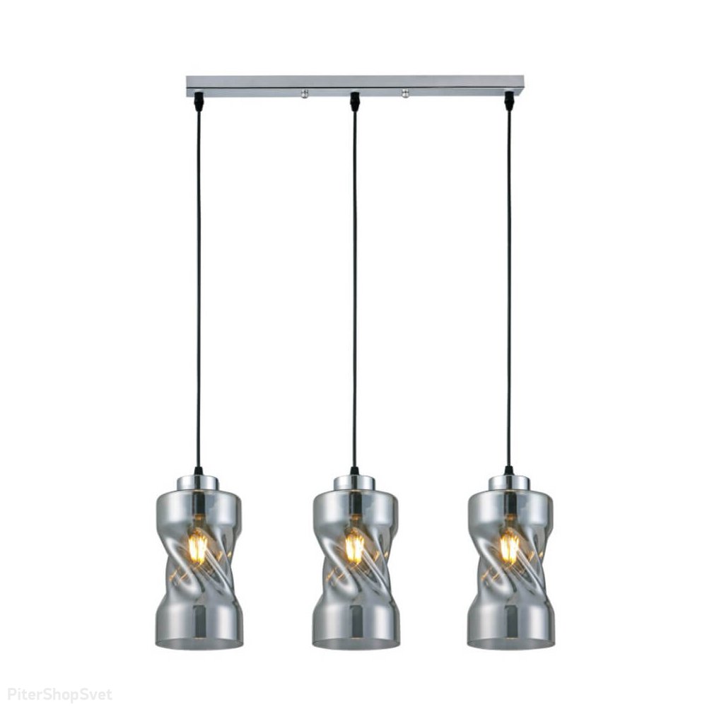 Тройной подвесной светильник «Tiffany» 9108-203
