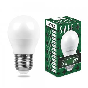 Е27 7Вт 2700К лампочка светодиодная шарик «SBG4507»