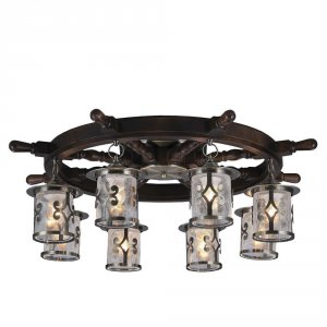 Потолочная люстра штурвал «Палермо»