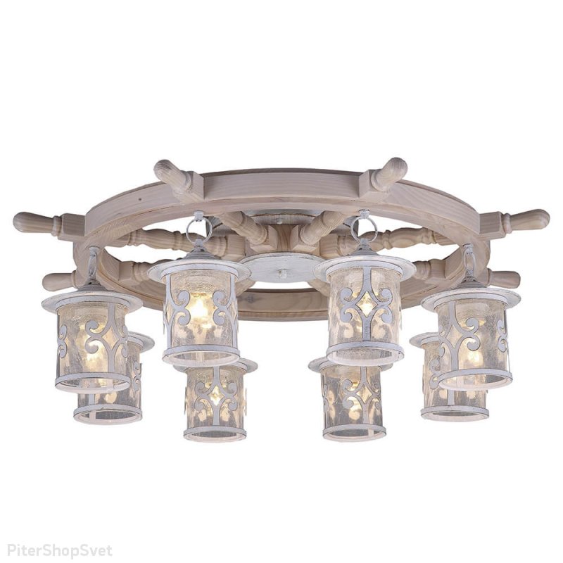 Потолочная люстра штурвал «Палермо» 30459.01.30.08